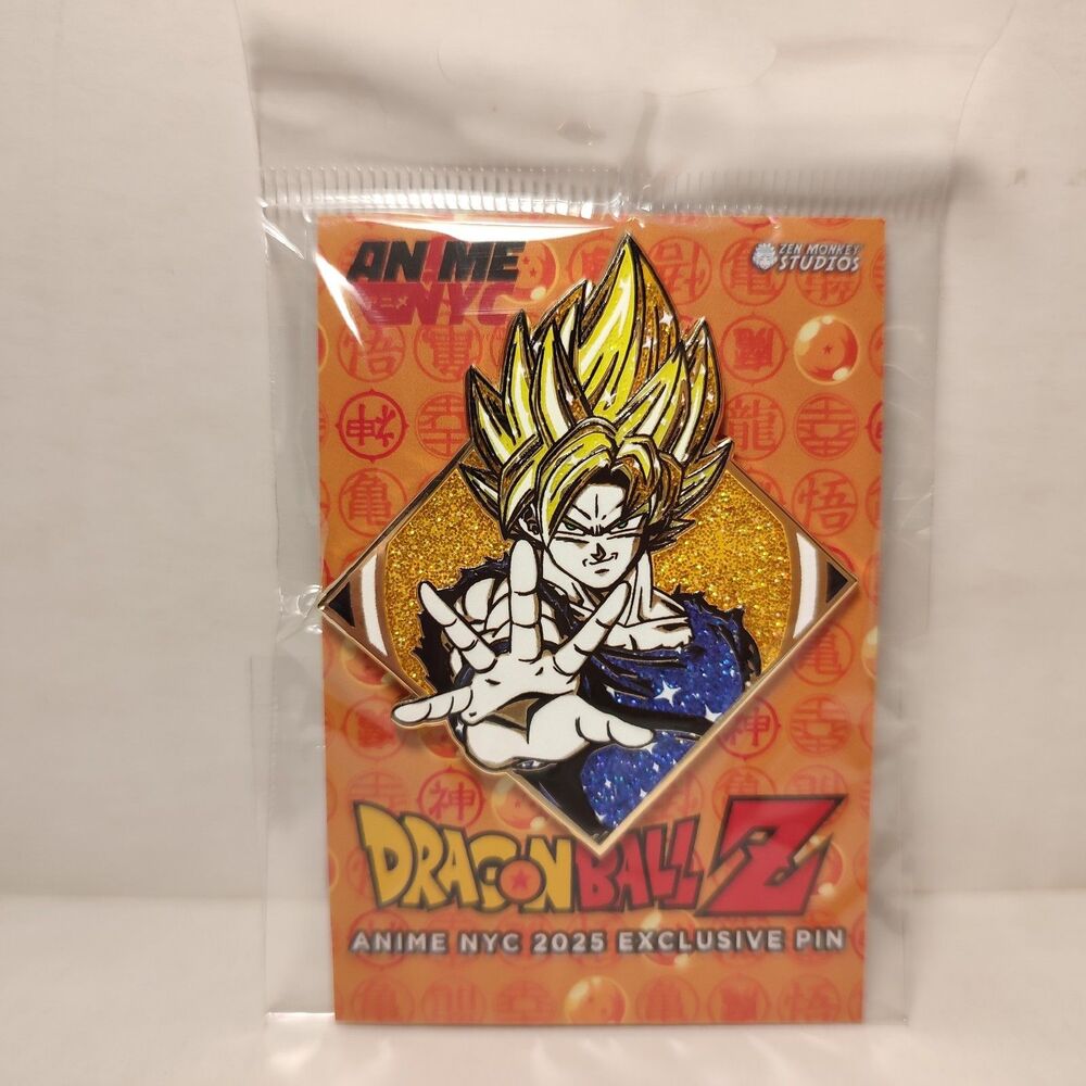 Dragon Ball Z Super Saiyan Goku Sparkle Series Enamel Pin Limited Edition